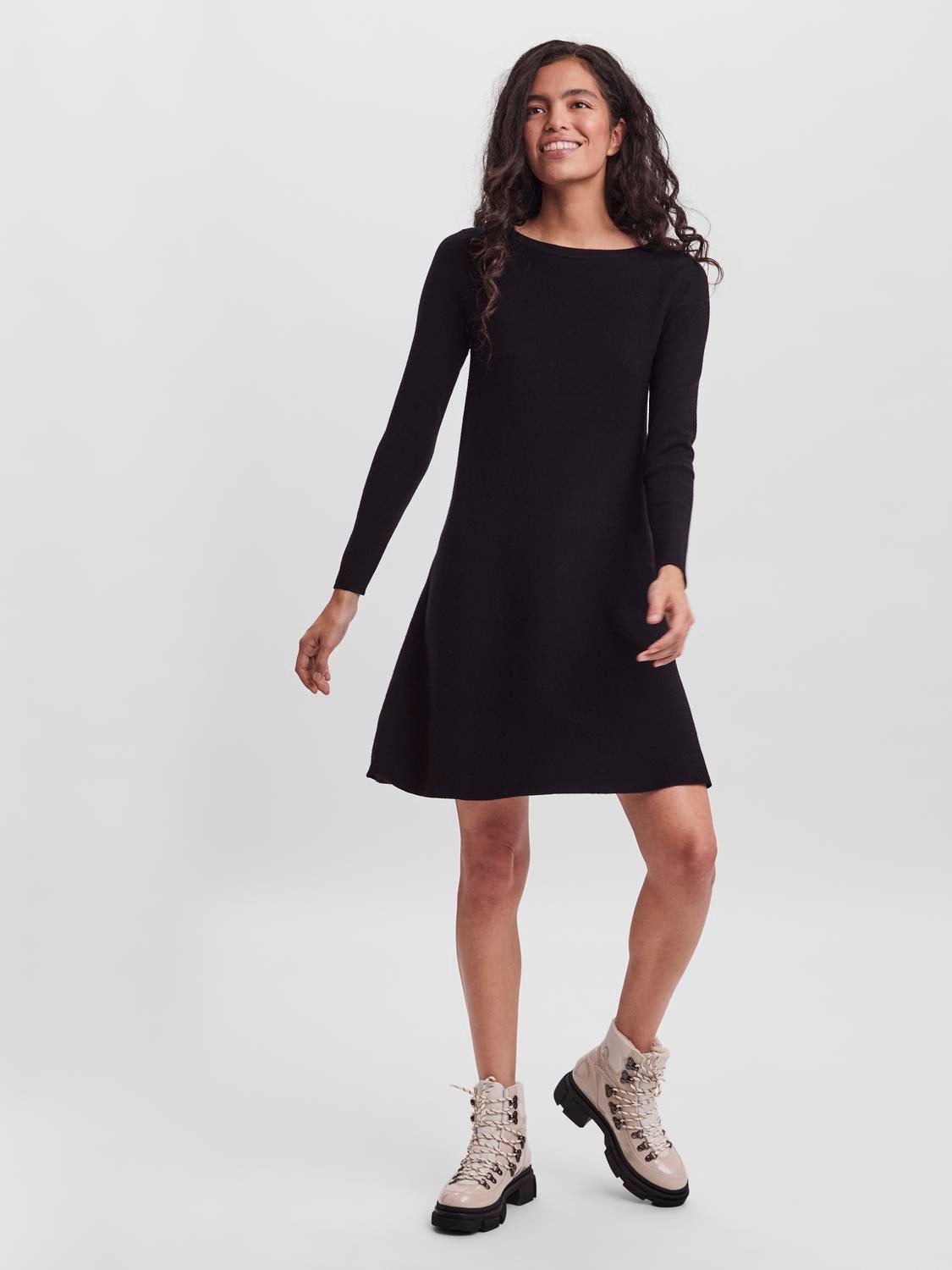 VMNANCY Short Dress - Black - VERO MODA & VILA Bergvik